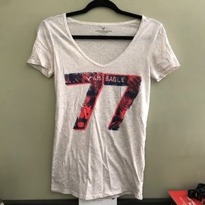 American Eagle cream color shirt